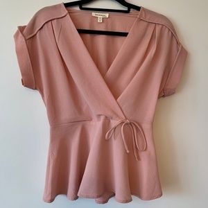 Light Pink Flowy Blouse